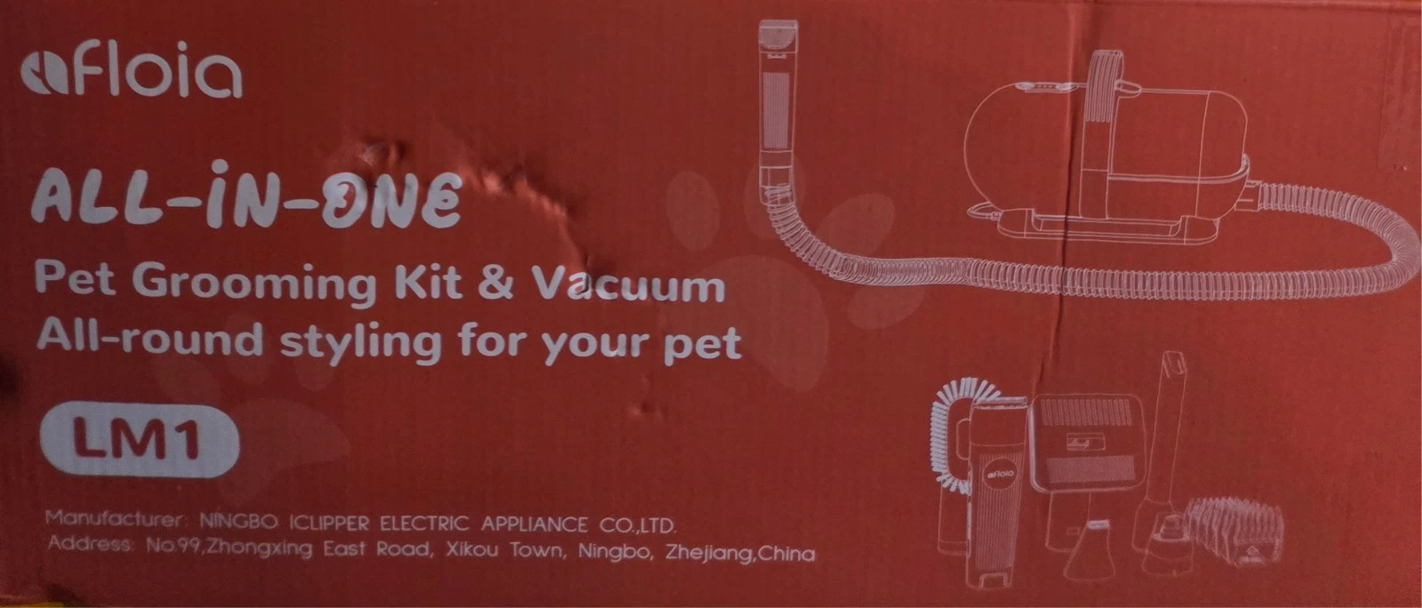 Afloia Dog Grooming Kit, Pet Grooming Vacuum & Dog Clippers