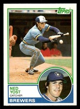 1983 Topps #297 Ned Yost *Fresh from Pack!*