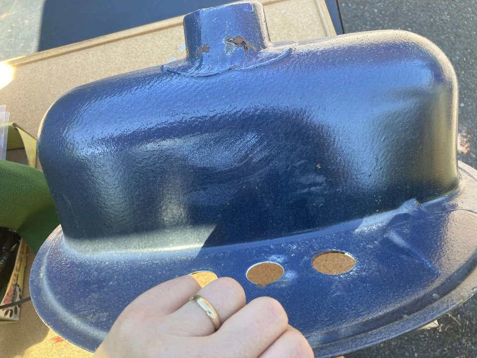 Antique Vintage 1920s Kohler Cast Iron Corner Sink White Porcelain - Image 3 of 4