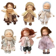 Puppe Waldorf Plüschpuppe handgemachte Baumwolle Spielpuppe Mädchen Geburtstags