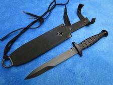 CUCHILLO Y FUNDA DAGA COMANDO ORIGINAL VINTAGE ONTARIO USA SPEC PLUS SP3-93