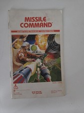 Atari Missile Command 1981 Instruction Manual