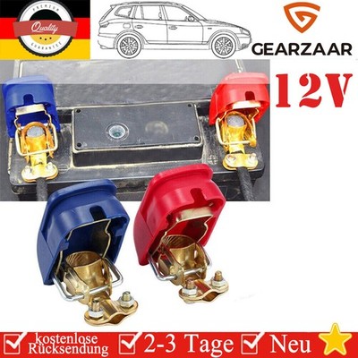 1 Paar 12V Autobatterie Schnellklemmen Polklemmen Batterieklemmen Boot KFZ Neu