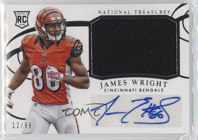 2014 Panini National Treasures 12/99 James Wright #252 Rookie Auto RC nd3