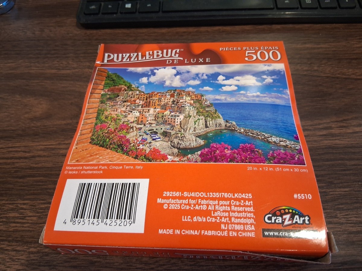 MANAROLA NATIONAL PARK, ITALY PUZZLEBUG 500-PIECE PUZZLE, 20