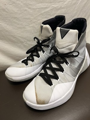 Nike Men's Size 8.5 Hyperdunk 2015 Team White Basketball Shoes 749645-100 FAIR