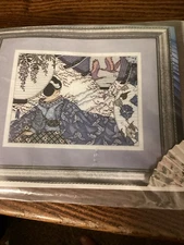 Design Works. Blue Lanterns. #2335. Counted Cross Stitch Complete Kit. New