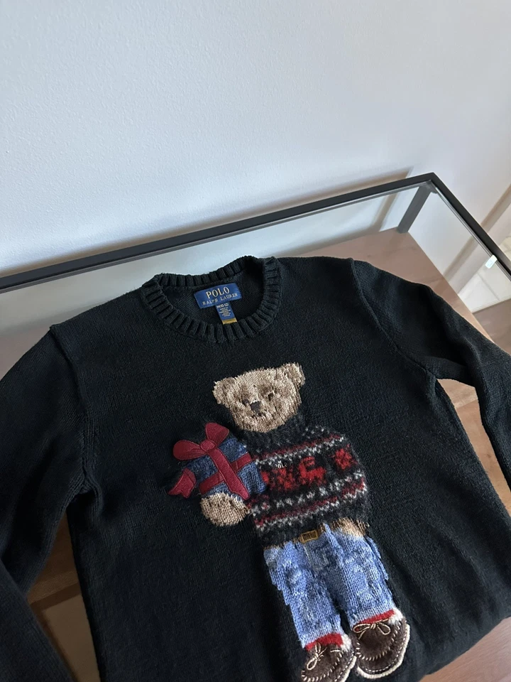 Ralph Lauren мальчиков Polo медведь свитер размер M - Изображение 2 из 4