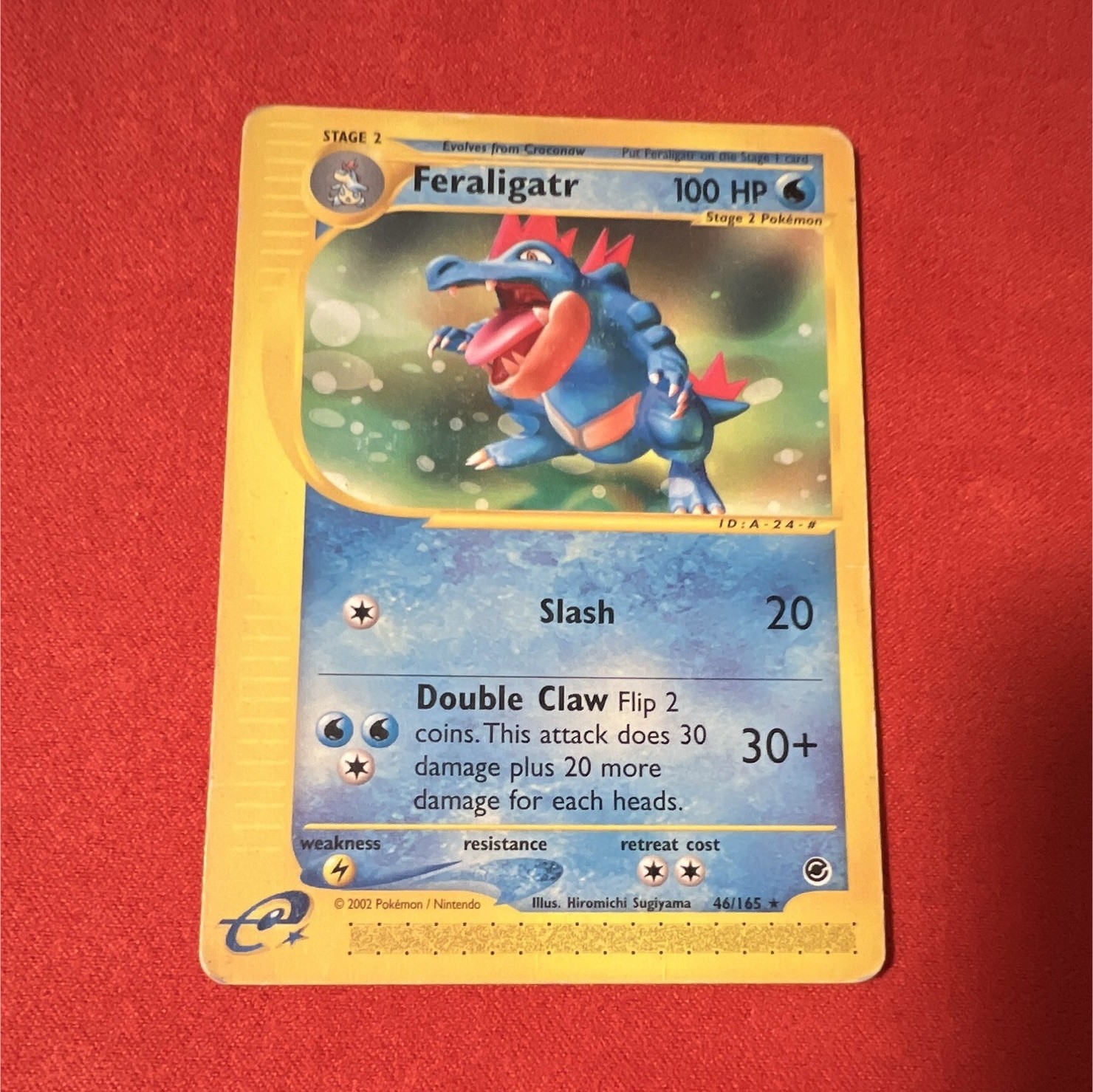 Feraligatr 046/165 Expedition Base Set Holo Rare 2002 English 100 HP