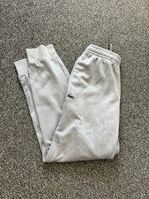 Lacoste Sport Classic Fit Light Grey Track Pants FR3 Small S