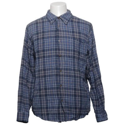 Basic Editions, Flanellhemd, Größe: L, Blau/Mehrfarbig, Flanell, Herren #wVR