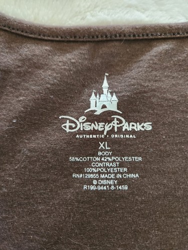 Disney Parks Animal Kingdom Sequin Tank Size Womens XL Sleeveless Brown - Picture 3 of 7