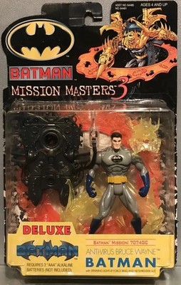 2000 BATMAN MISSION MASTERS 3 - ANTI-VIRUS BRUCE WAYNE Rare/Sealed/Vintage 