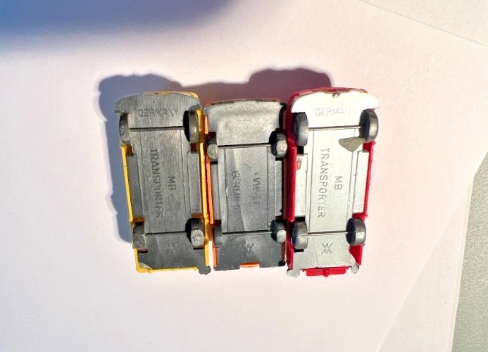 Spur N / 1:160 Wiking MB Trasportatore, 3 Pezzi, Colori Vari, Usato #1# - Immagine 3 di 3