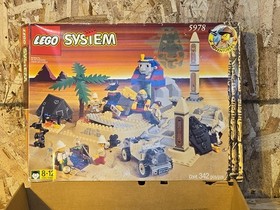 -BOX & MANUAL- LEGO 5978 Sphinx Secret Surprise 