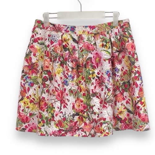 CATIMINI Floral Eyelet A-line Box Pleat Skirt Girl's size 14 NWT - Picture 2 of 5