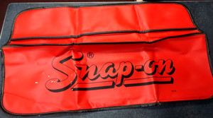 Vintage SNap On Tools Vinyl weighted Fender Cover w/1950s Era Logo 37 x 24" Used