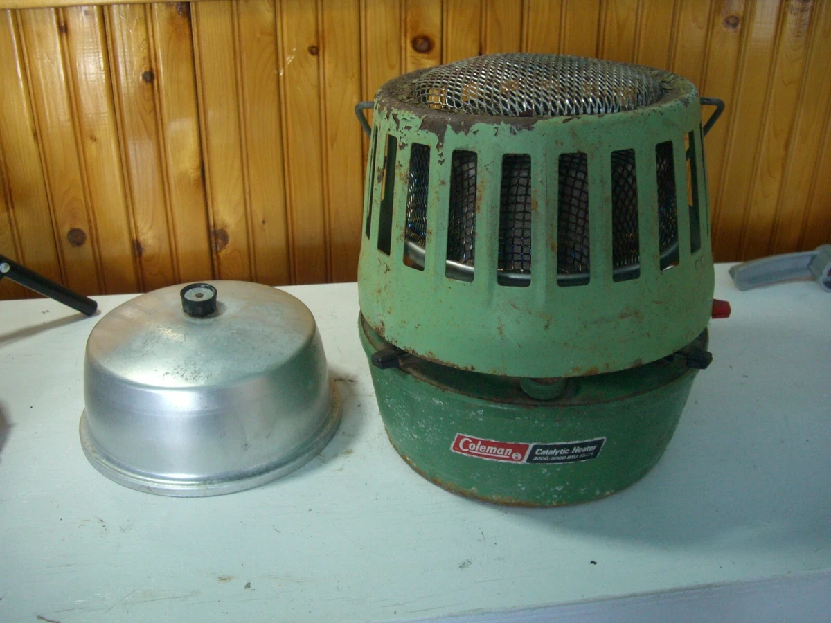 Vintage Coleman Catalytic Heater 513A 3000-5000 BTU Ice Fishing Camping USA  | eBay