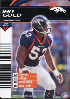 2003 NFL Showdown IAN GOLD BRONCOS #101 | eBay