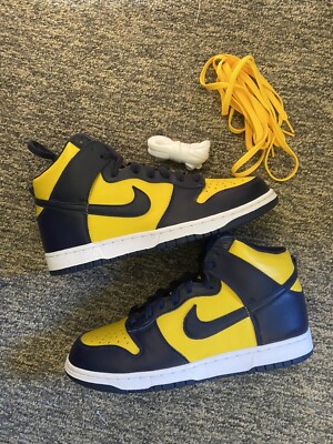 Size 10.5 - Nike Dunk SP 2020 High Michigan