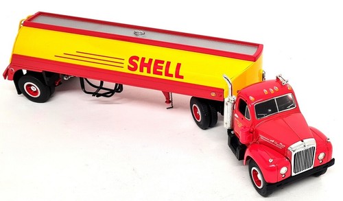 1ST Gear 1/34 - Mack Model B-61 1960 Shell Fuel Tanker Diecast Scale Truck - Picture 8 of 8