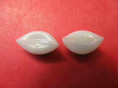 Yeux En Sulfure Ancien Pour Poupée Bleuette – SFBJ – Porcelaine – État Correct