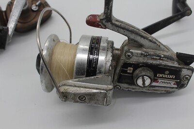 Vintage - Daiwa 7000C - Daiwa 406 Salt Water Spinning Reels 2 lot