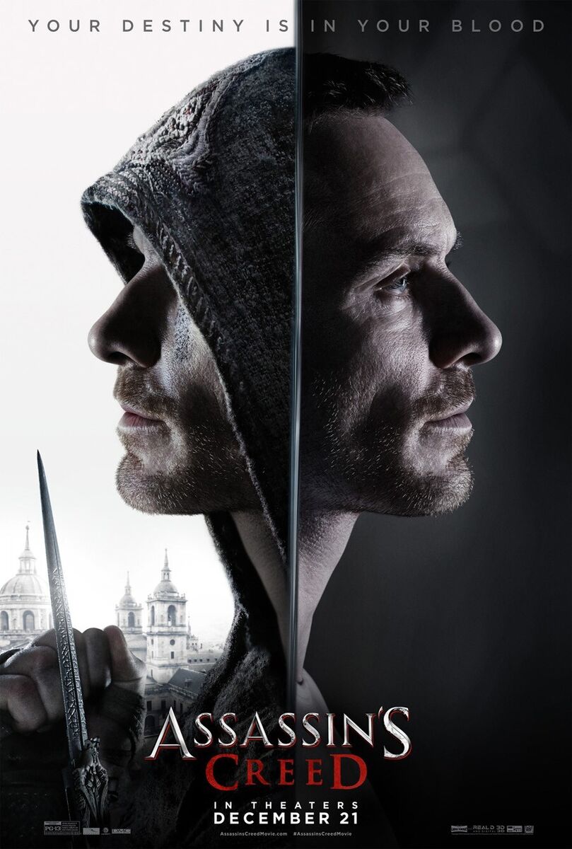  Movie Poster ASSASSIN'S CREED 2 Sided ORIGINAL Advance 27x40  MICHAEL FASSBENDER: Posters & Prints