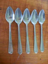 Winco Lafayette - 5 Fruit/Citrus Spoons! FREE SHIPPING