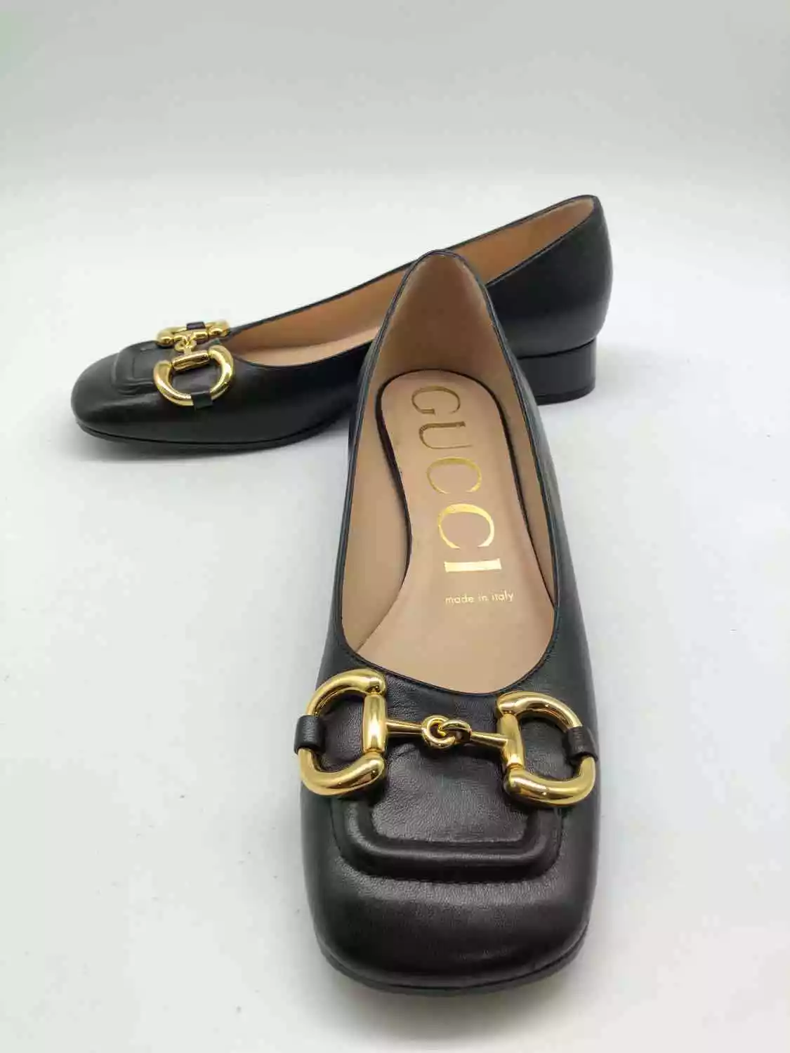 Mocassins Gucci noirs taille 36 Horsebit d'occasion