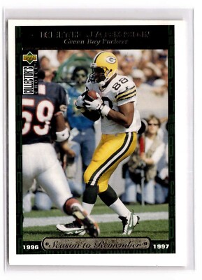 1997 UD Collector's Choice Season To Remember Keith Jackson #GB49 Packers