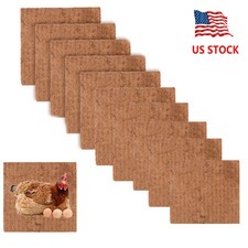 10pc Chicken Nesting Pads Natural Coconut Fibers Hens Nest Boxes Liners Mats DIY