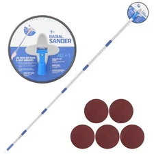 Drywall Pole Sander 86 Inch Radial Round Pole Sander with Extension Pole Manu...