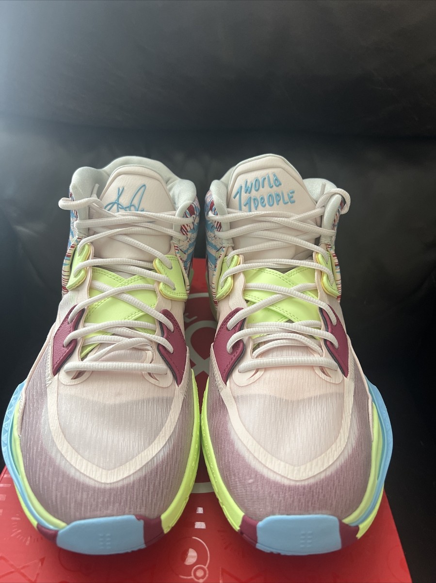 シューズ(男性用) Nike Kyrie Infinity 1World 1People Nike Kyrie Infinity '1 World 1 People' Basketball Shoes DO9614 800