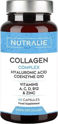 Nutralie Kollagen Komplex 60 Kapseln HA Q10 Vitamine & Zink