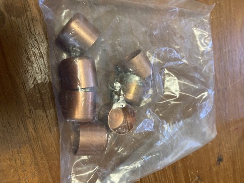 3/4" Copper Tube Caps, Qty: 7