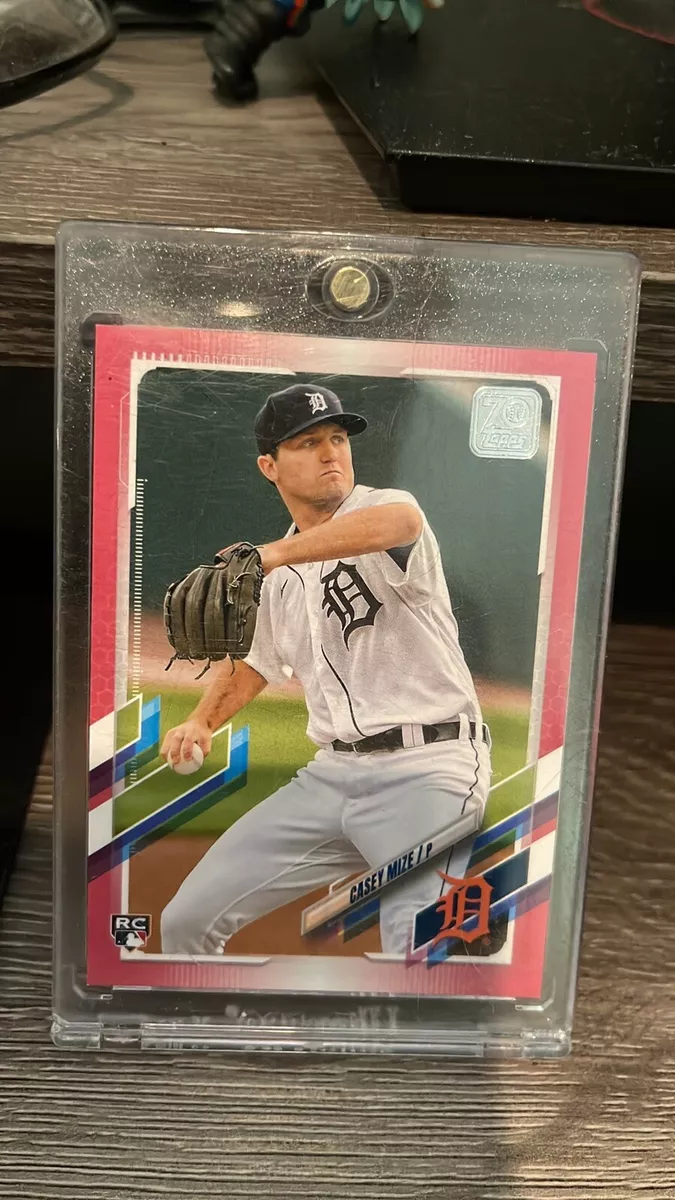 Casey Mize 2021 Topps Mother's Day Pink #12/50 Detroit Tigers SSP JERSEY  NUMBER