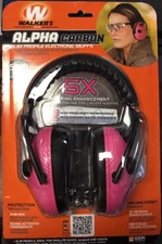 Walkers Alpha Walker’s Muff Electronic WGE-GWP-AMPKCARB Pink Shooting Protection