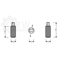 Prasco Trockner Klimaanlage Aluminium FüR Saab 9-5 Kombi YS3E SBD044