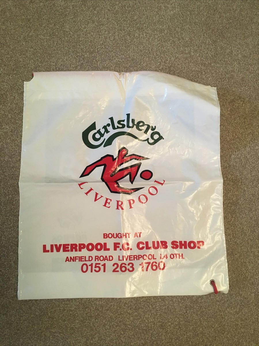 Liverpool Fc Kit Bag/PE Bag With Draw String Closure vintage