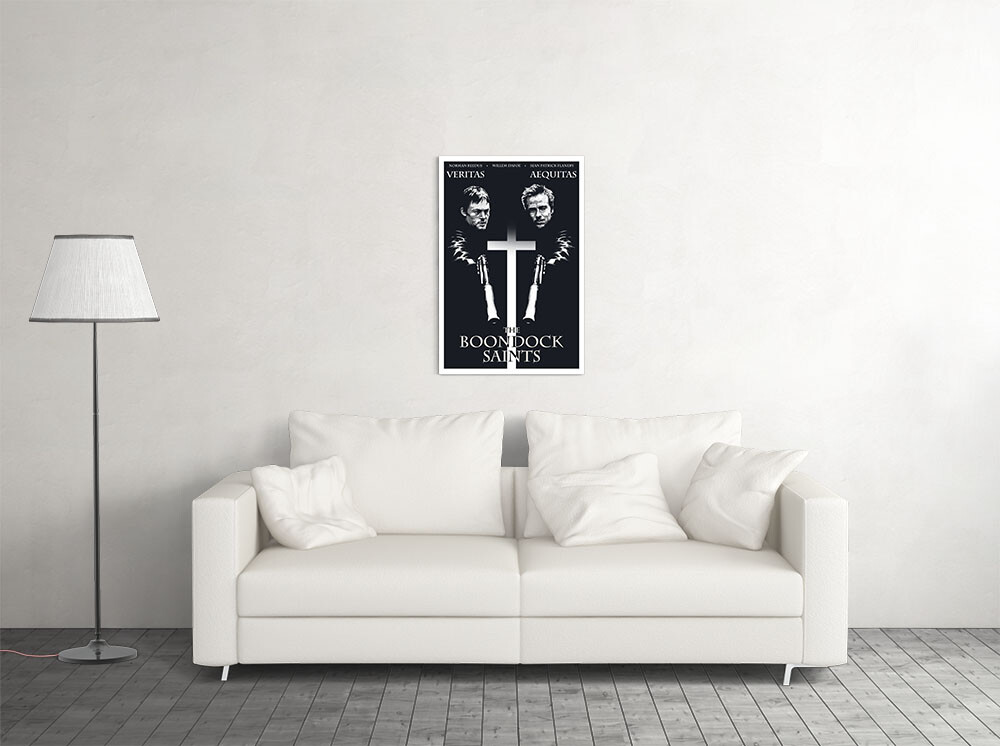 The Boondock Saints Cross Action Crime Movie Wall Art Home