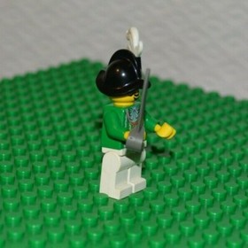 LEGO Pirates Green Imperial Armada Captain Minifigure Hat Plume 6280 6291 -PI014
