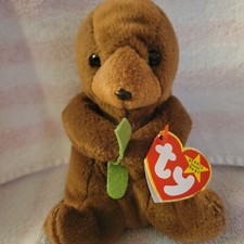 Ty Beanie Baby Babies Seaweed The Otter With Tags Style - 4080