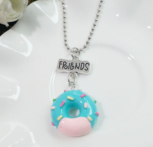 Juego de Collares Colgantes BEST FRIENDS 2/3/6/7 BFF Amistad Corazones Animales Alimentos - Imagen 65 de 87