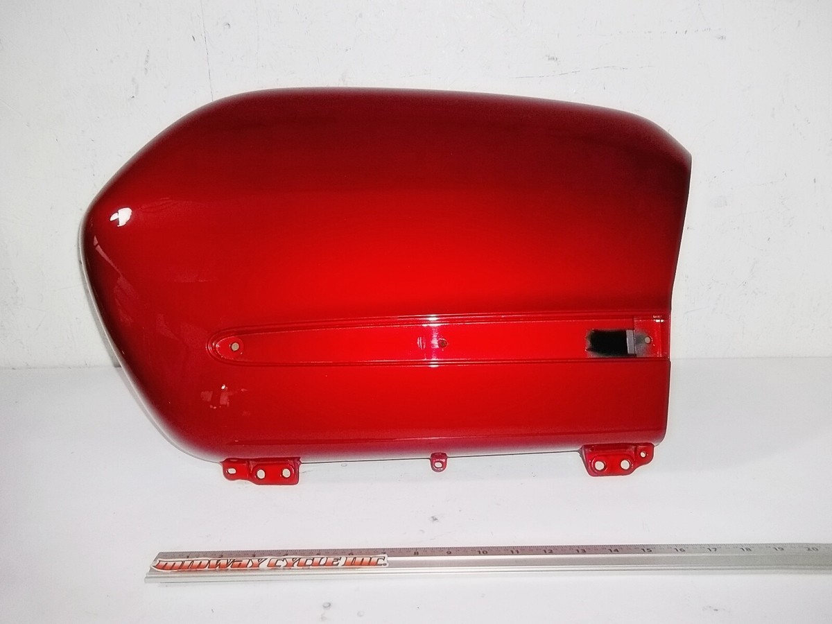 HONDA GL1800 GOLDWING LEFT SADDLEBAG LID 81421-MCA-000ZM RED 2001