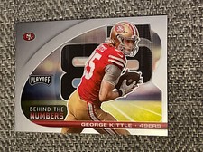 2021 Panini Playoff Football George Kittle #BTN- GKI Behind The Numbers