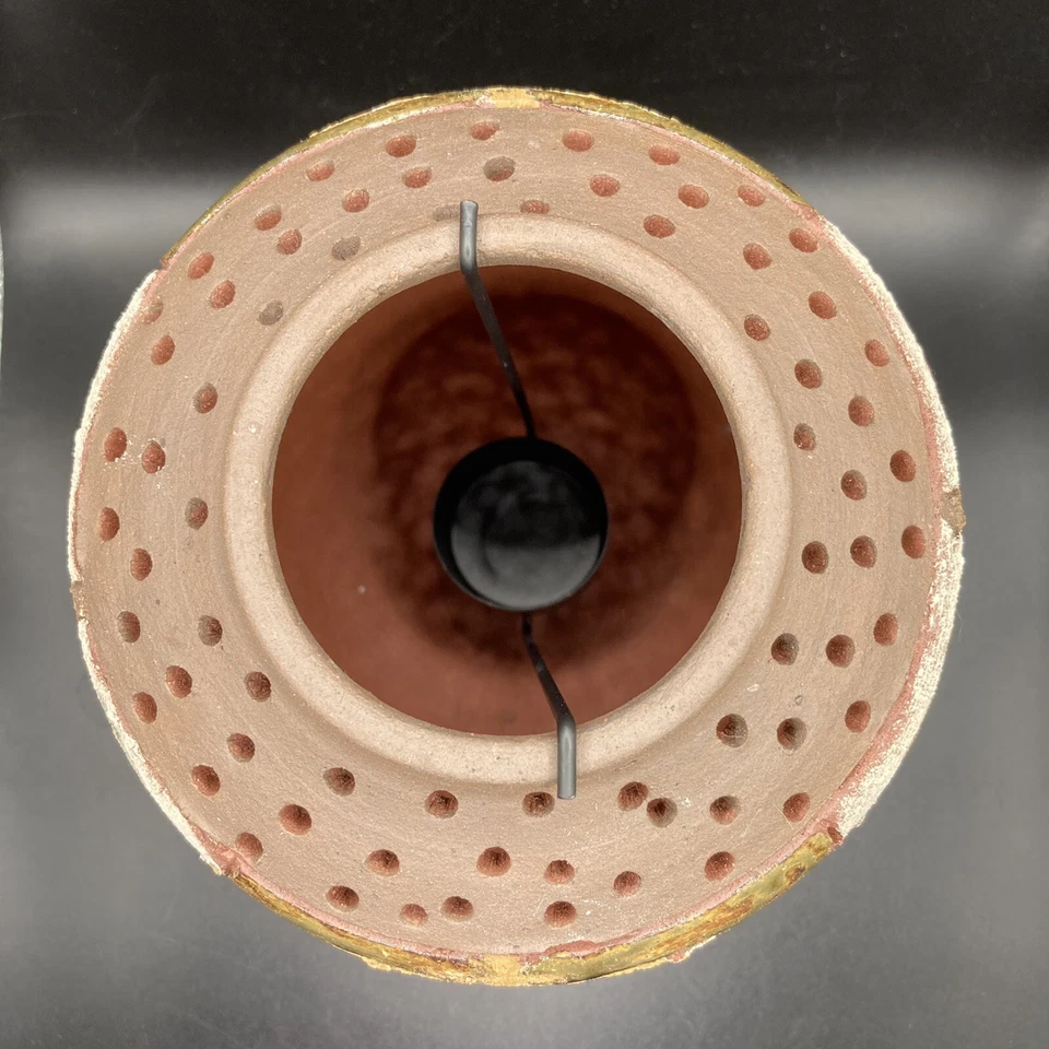 Red River Luminaries Rustic TerraCotta Luminary Candle Holder 2002 #23 - Image 2 of 4