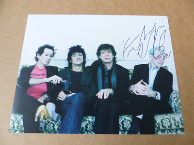 THE ROLLING STONES Charlie Watts signed Autogramm signiert auf 20x25 cm Foto