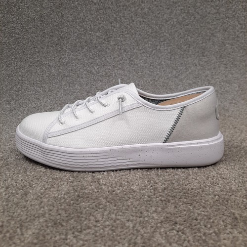 Hey Dude Cody White Shoes Sneaker Mens Size 8 Slip On Casual Lightweight Mesh - Picture 4 of 12