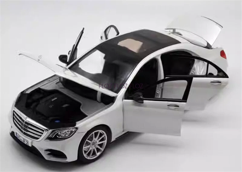 1:18 para Norev para Mercedes para Benz para Clase S para S450L para W222 2018 blanco Foto 3 de 4